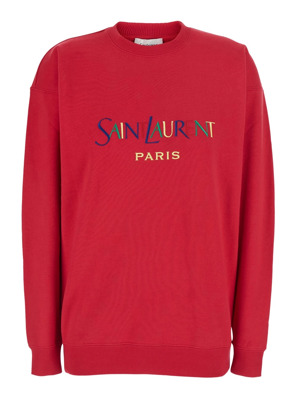 Saint Laurent SWEAT COL ROND BRODERIE SAINT