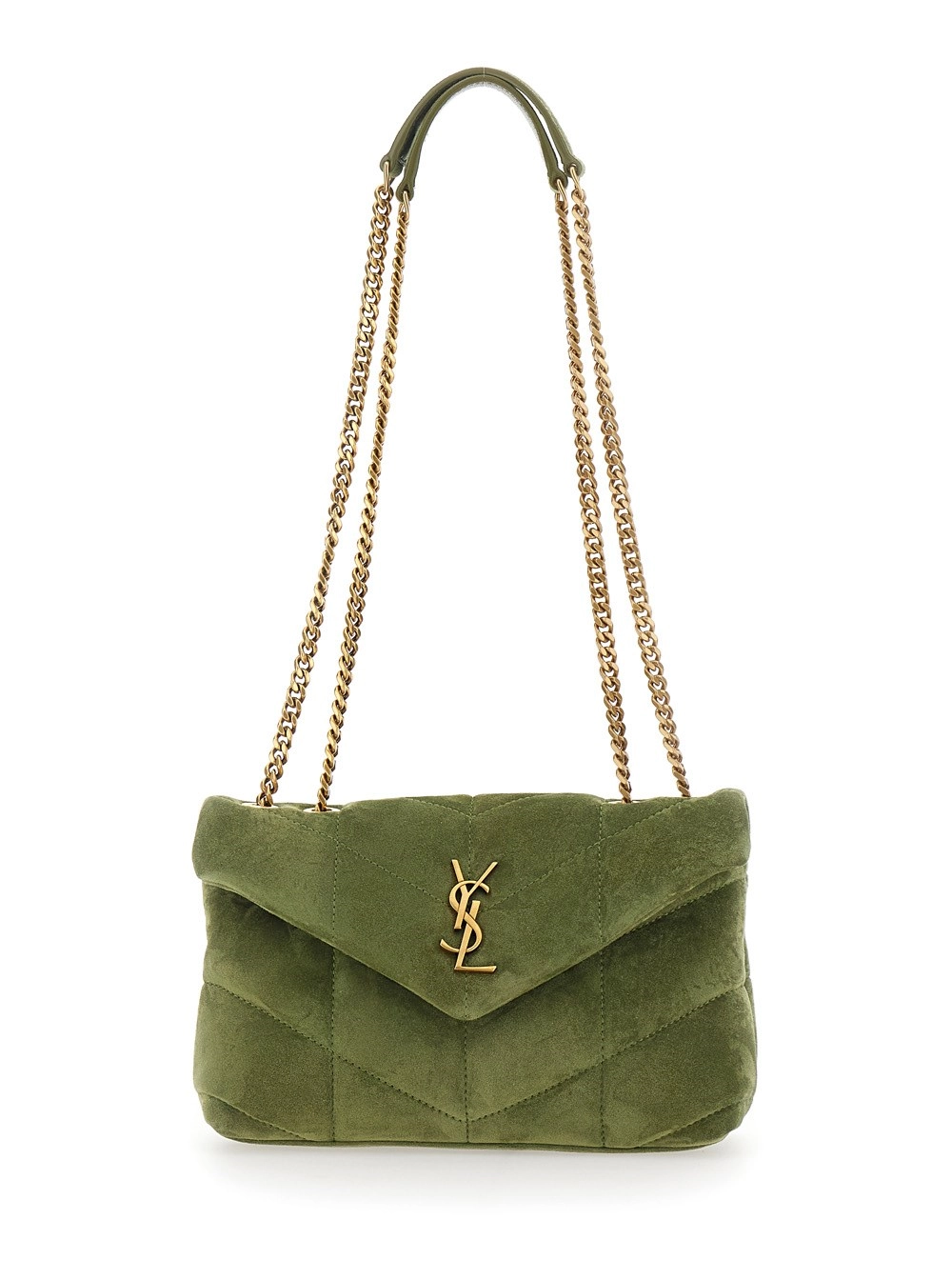 Saint Laurent YSL MINI BAG MONO SUEDE SATIN CALF