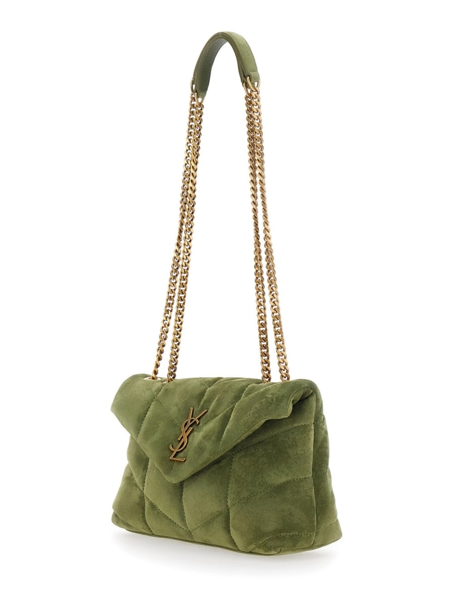 Saint Laurent YSL MINI BAG MONO SUEDE SATIN CALF, view 2