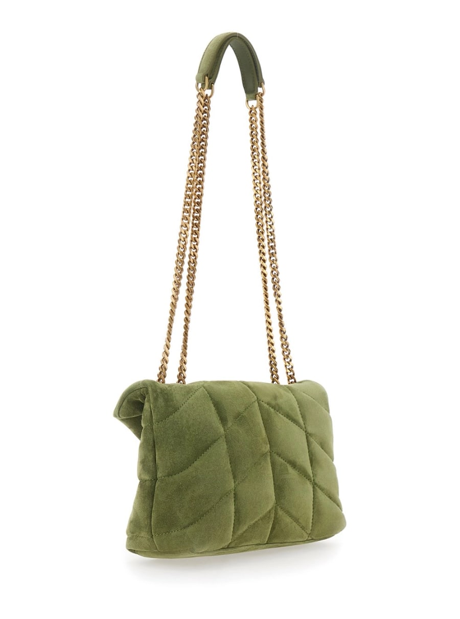 Saint Laurent YSL MINI BAG MONO SUEDE SATIN CALF, view 3