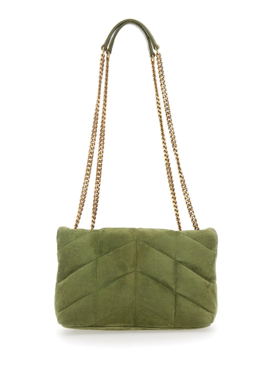 Saint Laurent YSL MINI BAG MONO SUEDE SATIN CALF, view 4