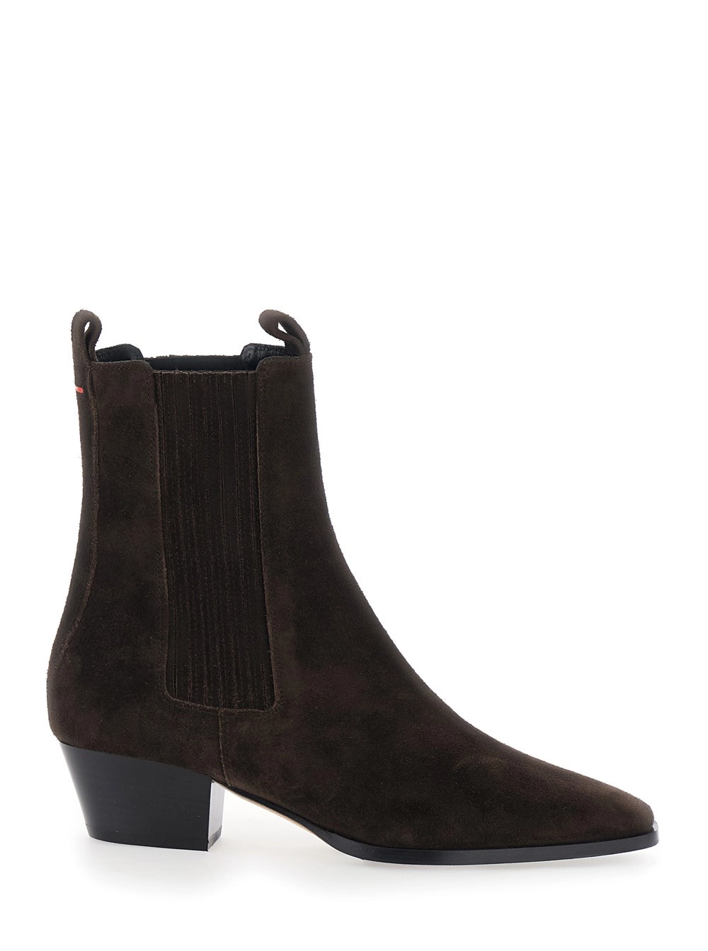 Aeyde AGATA COW SUEDE LEATHER MOKA con suede e marrone donna