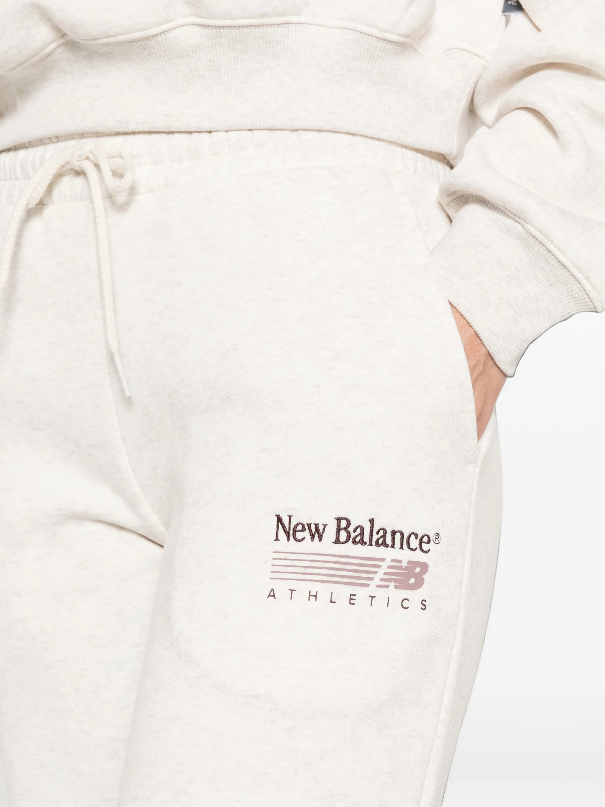 New Balance New Balance Logo-print Wide-leg Track Pants, view 2