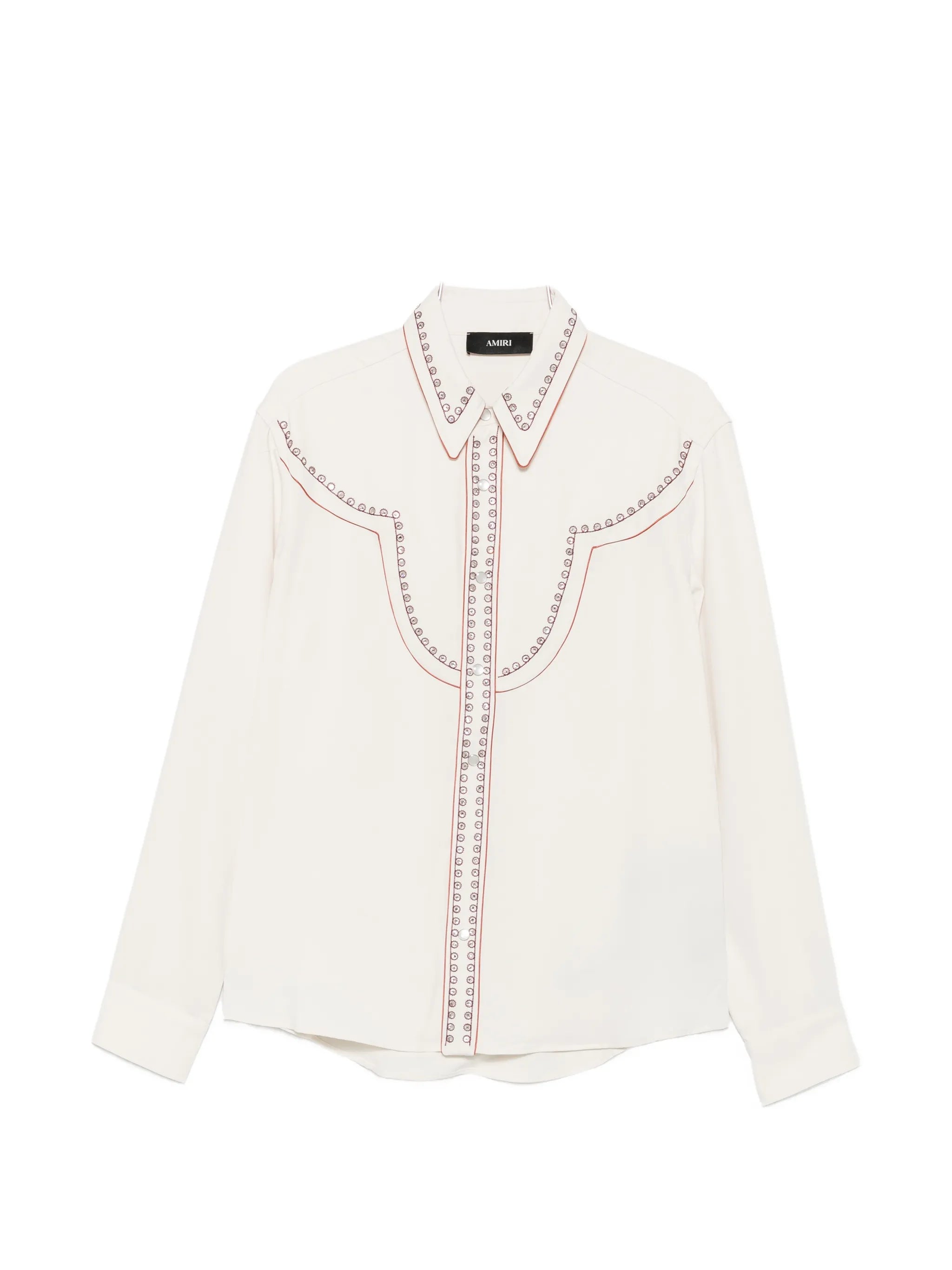 Amiri Amiri Eyelet-embellished Western Shirt