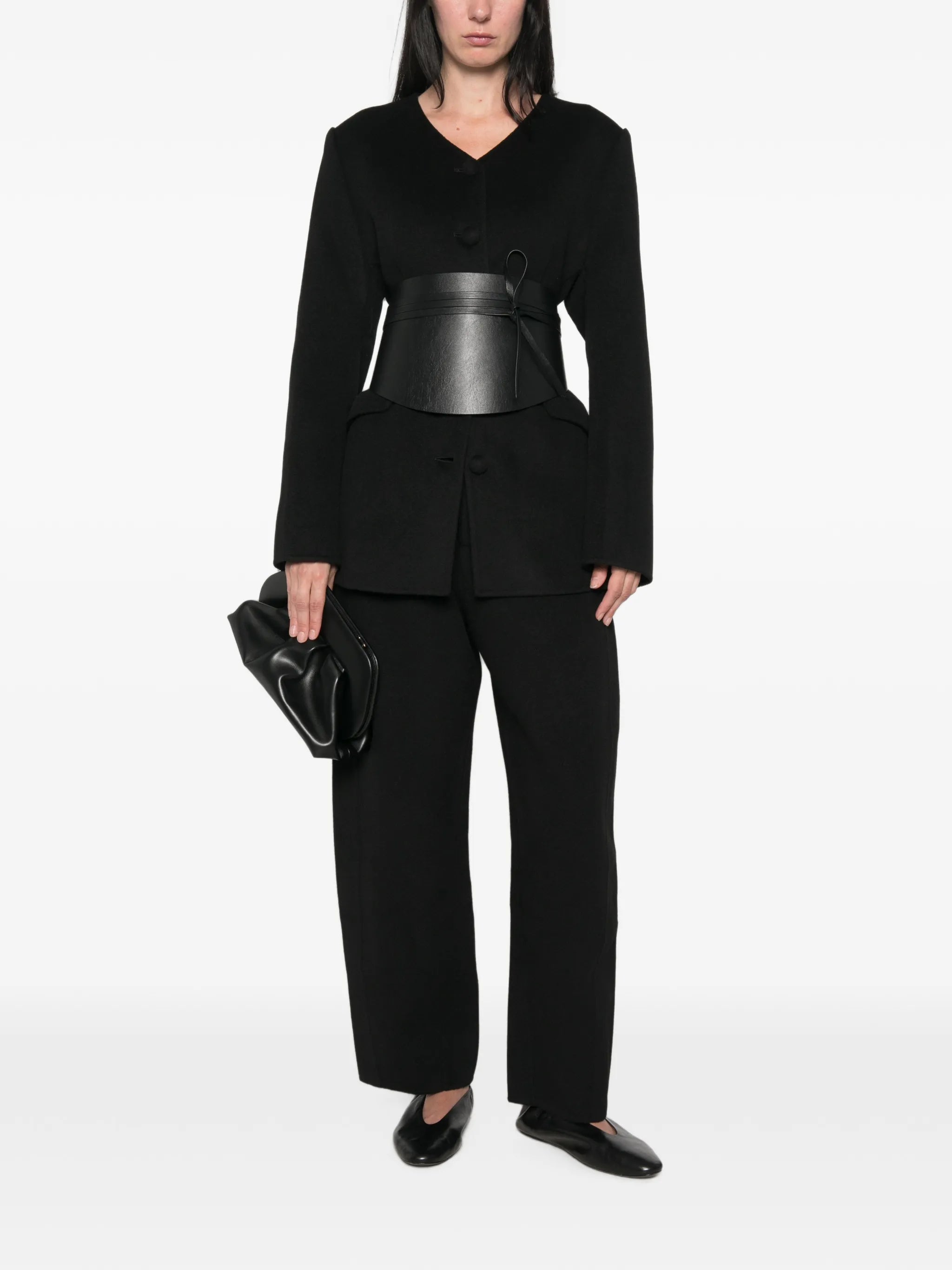 Lisa Yang Lisa Yang Straight-leg Trousers, view 2