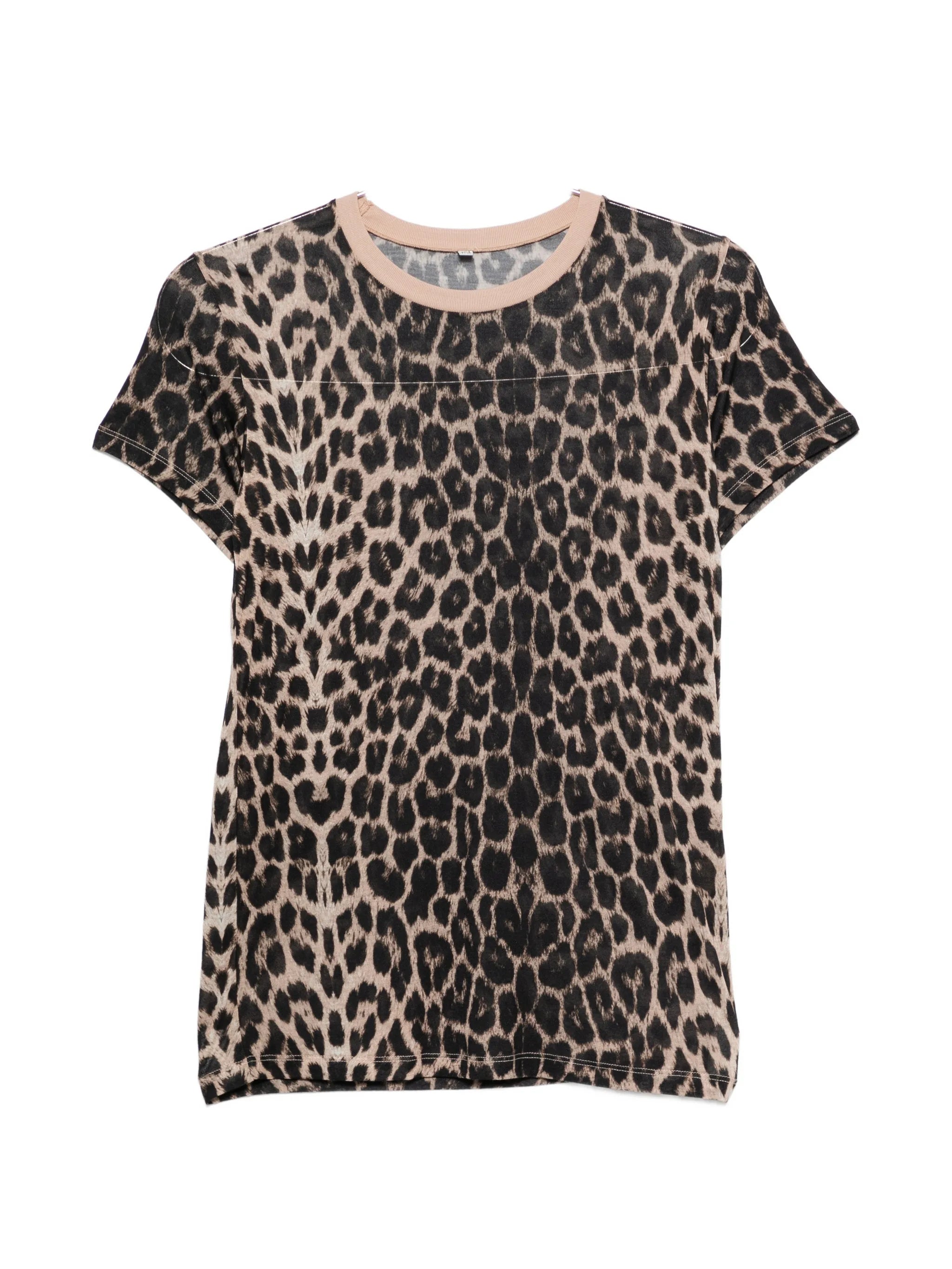 Baserange Baserange Leopard-print T-shirt