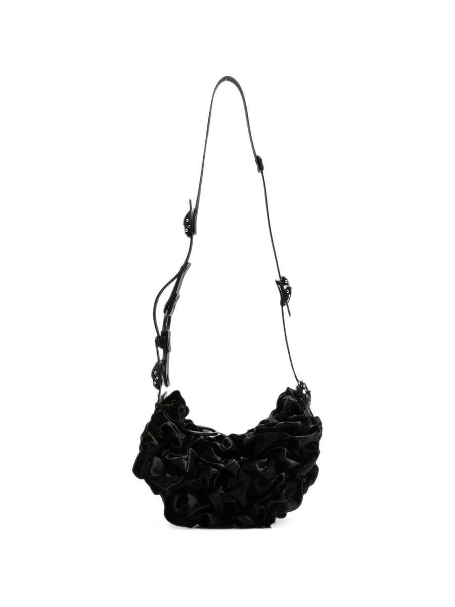 Innerraum Innerraum Ruffled Velvet Tote Bag