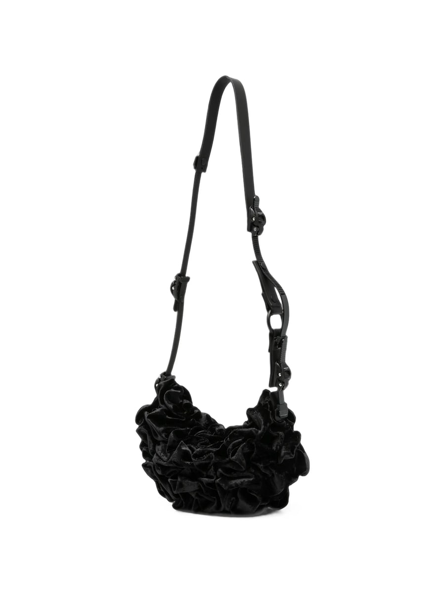 Innerraum Innerraum Ruffled Velvet Tote Bag, view 2