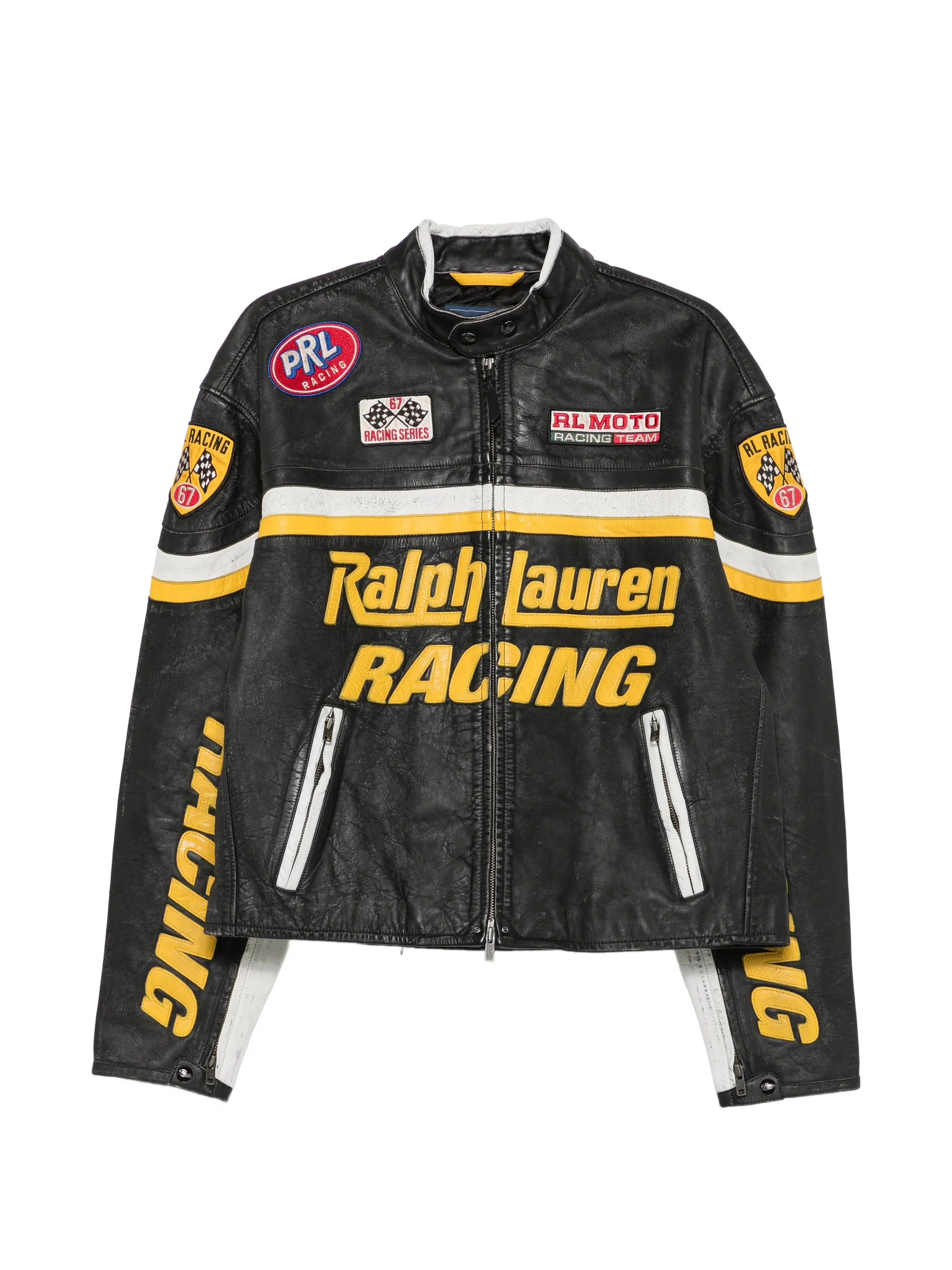 Ralph Lauren Ralph Lauren Logo-patch Leather Jacket