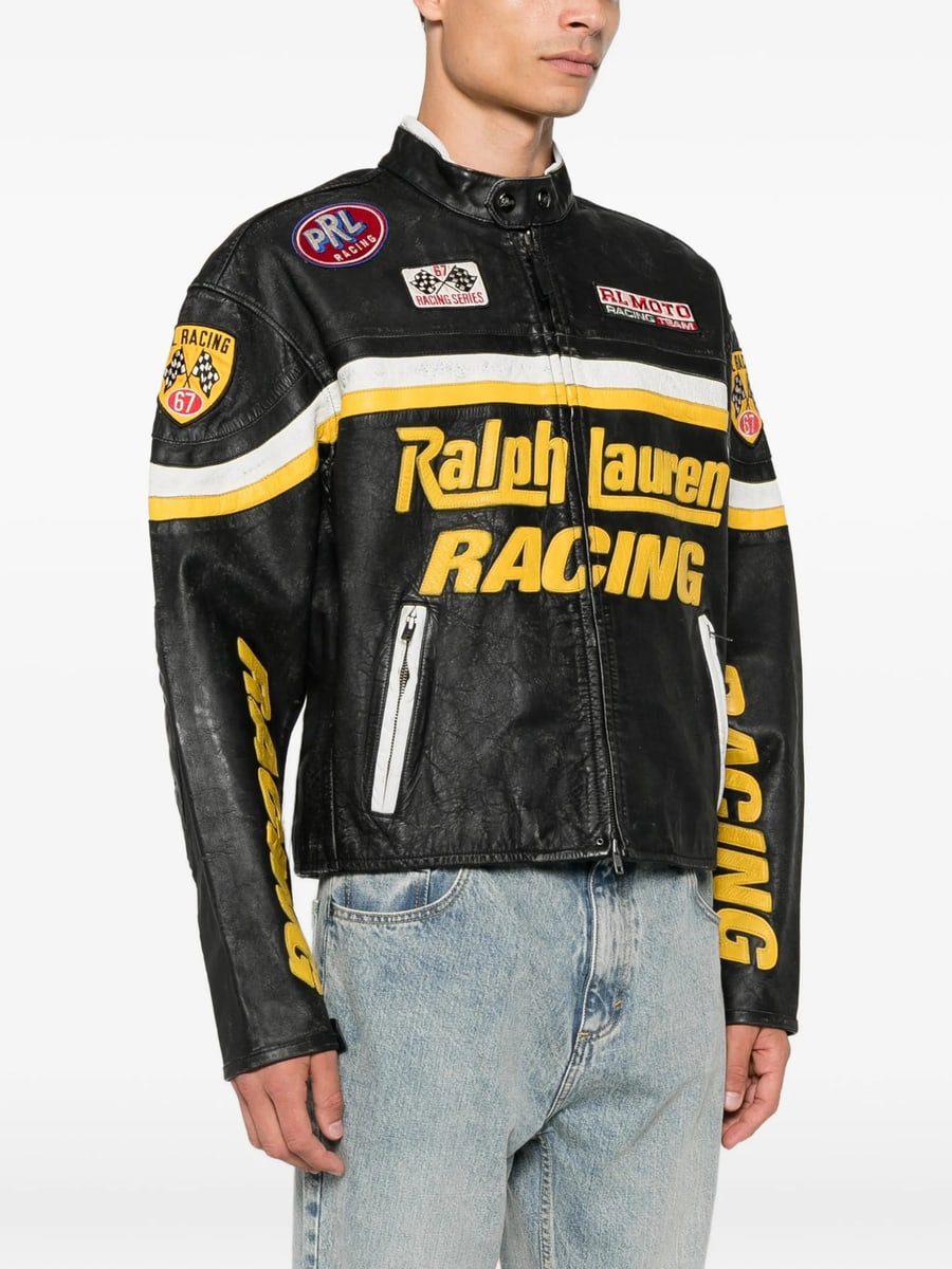 Ralph Lauren Ralph Lauren Logo-patch Leather Jacket, view 2