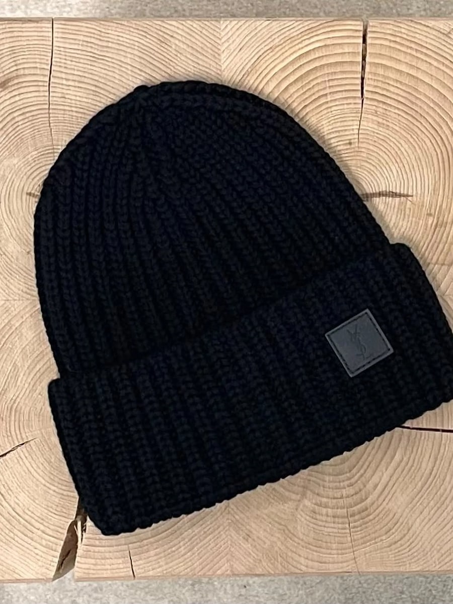 Saint Laurent Saint Laurent Wool Beanie, view 2
