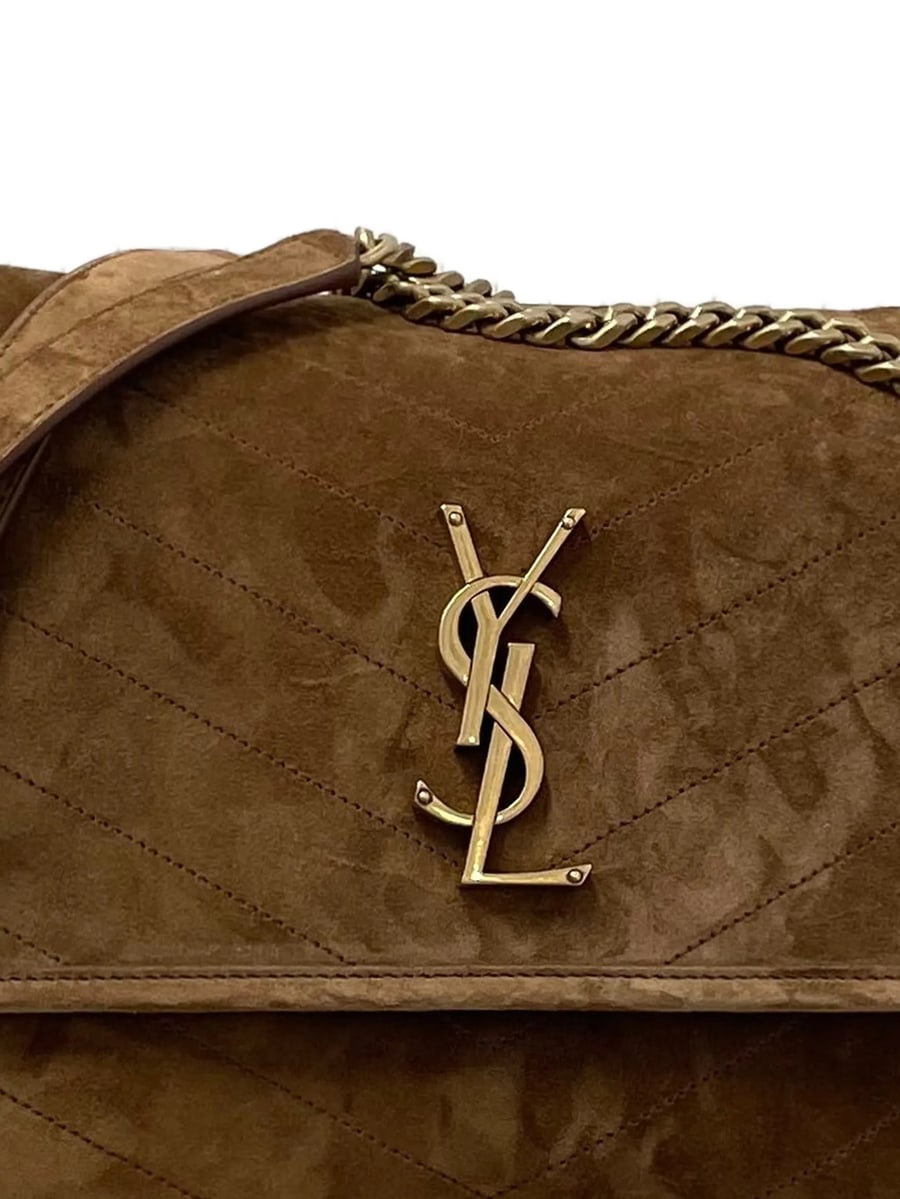 Saint Laurent Saint Laurent Medium Niki Chevron-quilted Suede Shoulder Bag, view 2