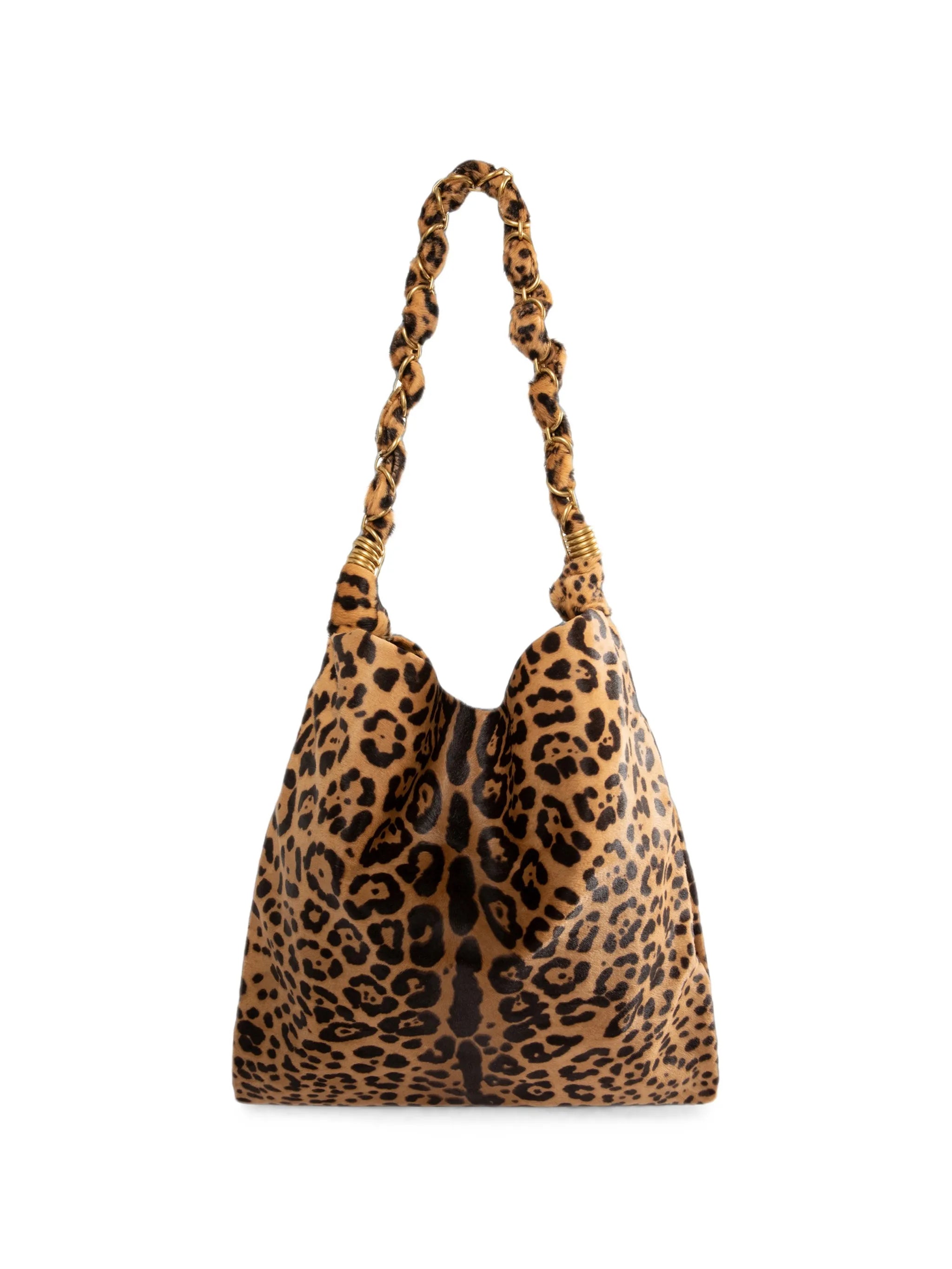 Saint Laurent Saint Laurent Medium Amalia Leopard-print Tote Bag
