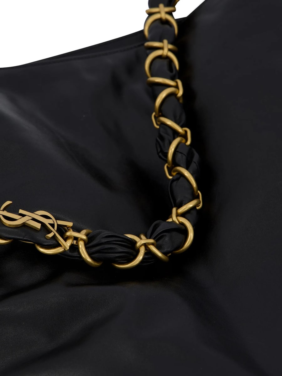 Saint Laurent Saint Laurent YSL-plaque Chain-link Tote Bag, view 4