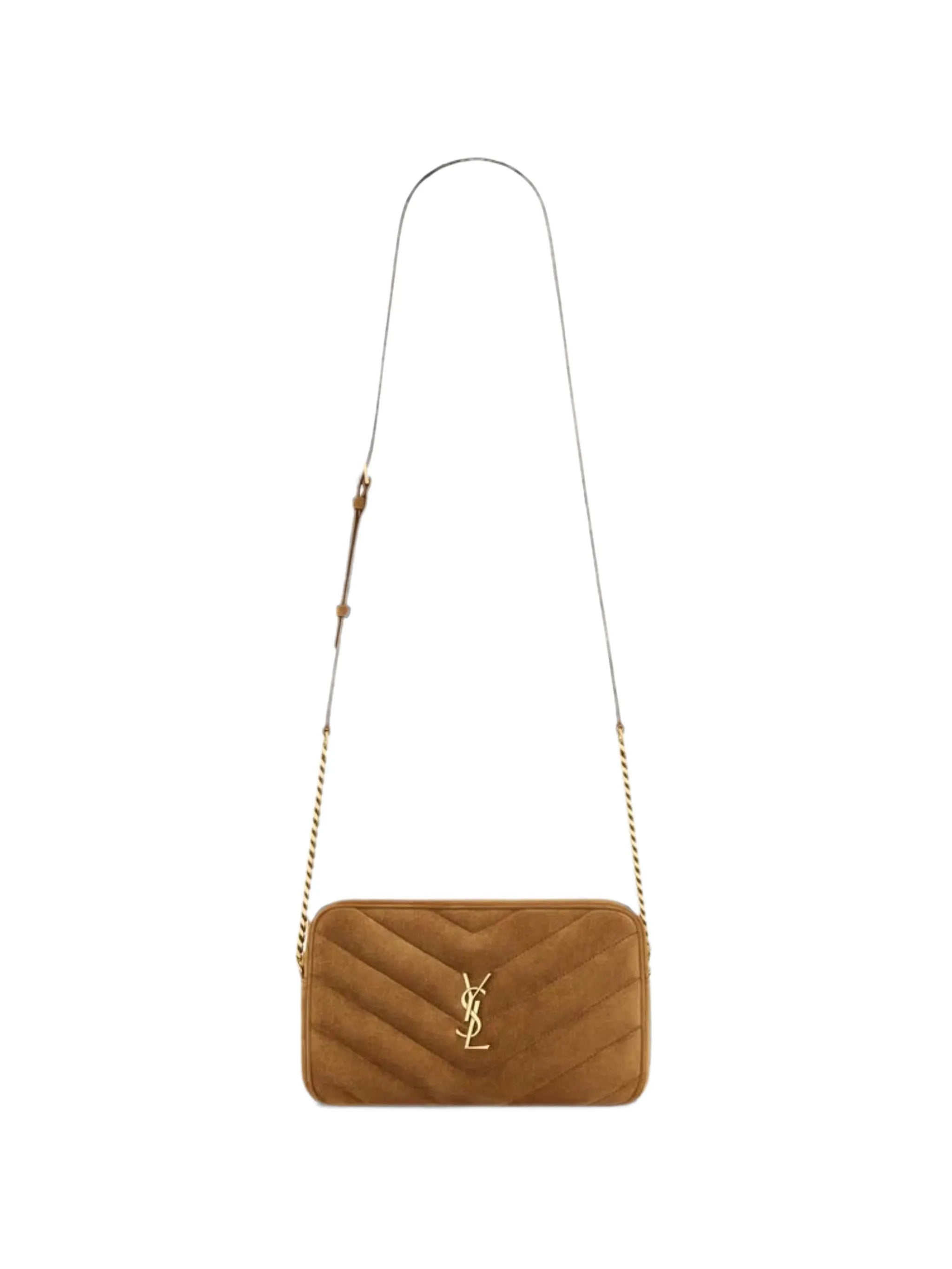 Saint Laurent Saint Laurent Loulou Camera Bag In Matelassé Suede