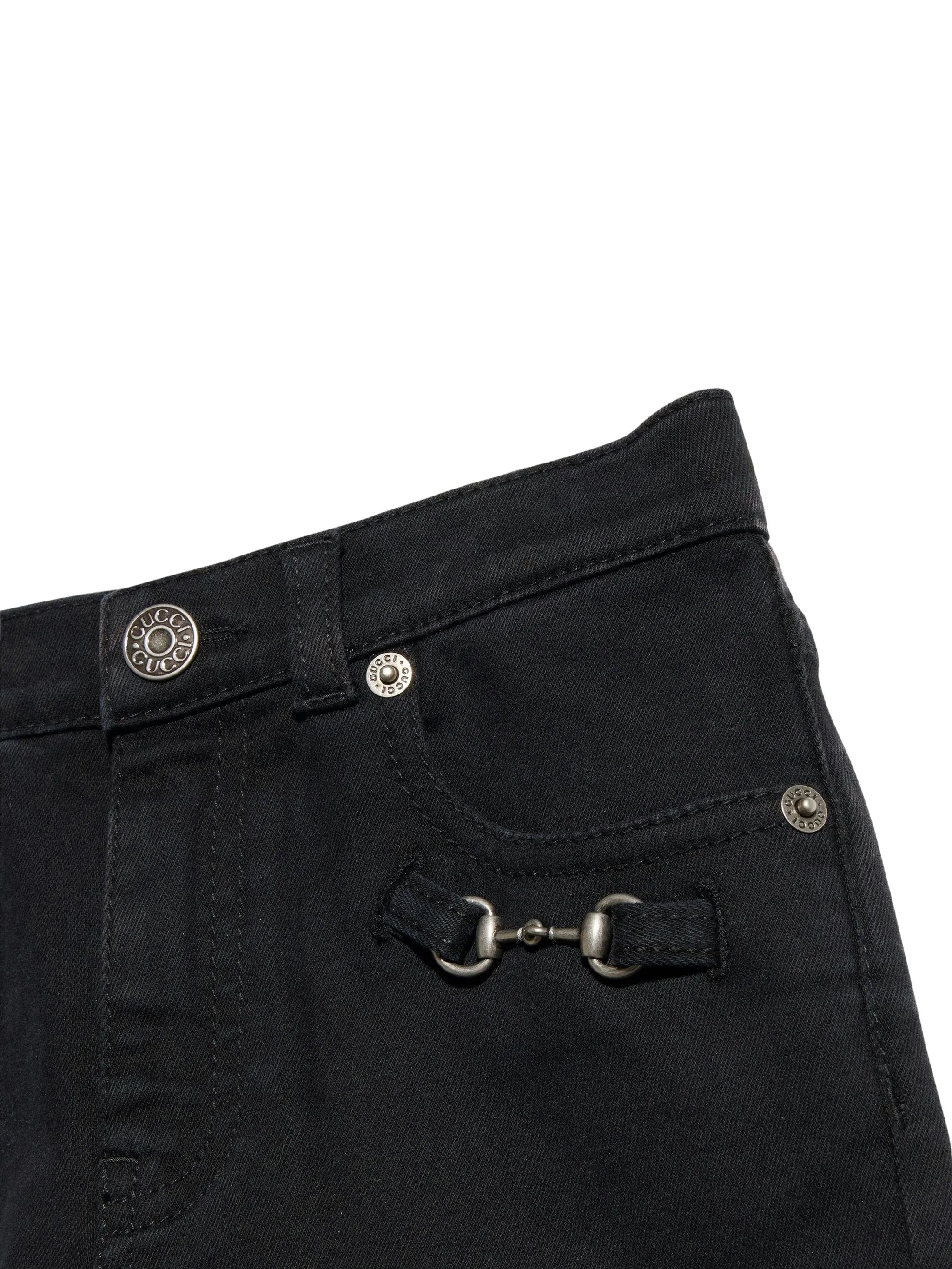 Gucci Gucci Horsebit-detail Flared Jeans, view 2