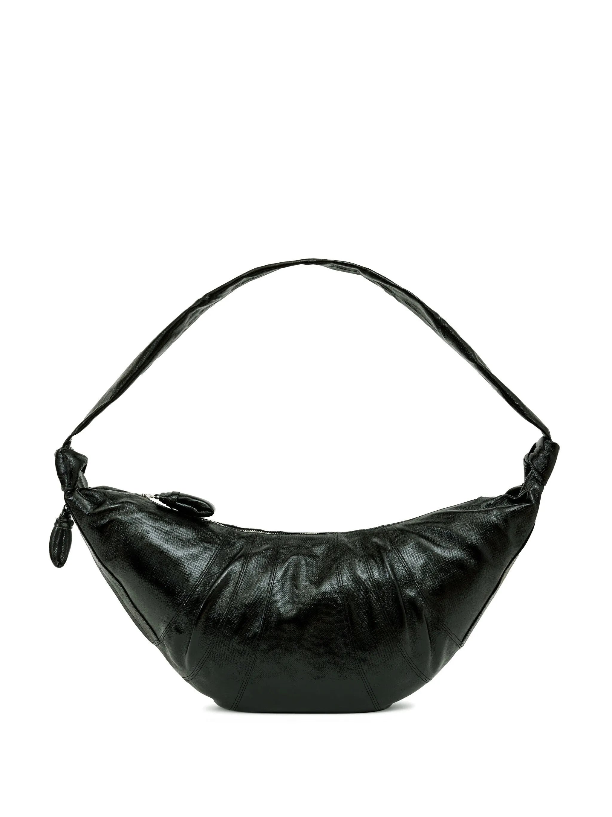 Lemaire Lemaire Large Croissant Bag In Coated Cotton