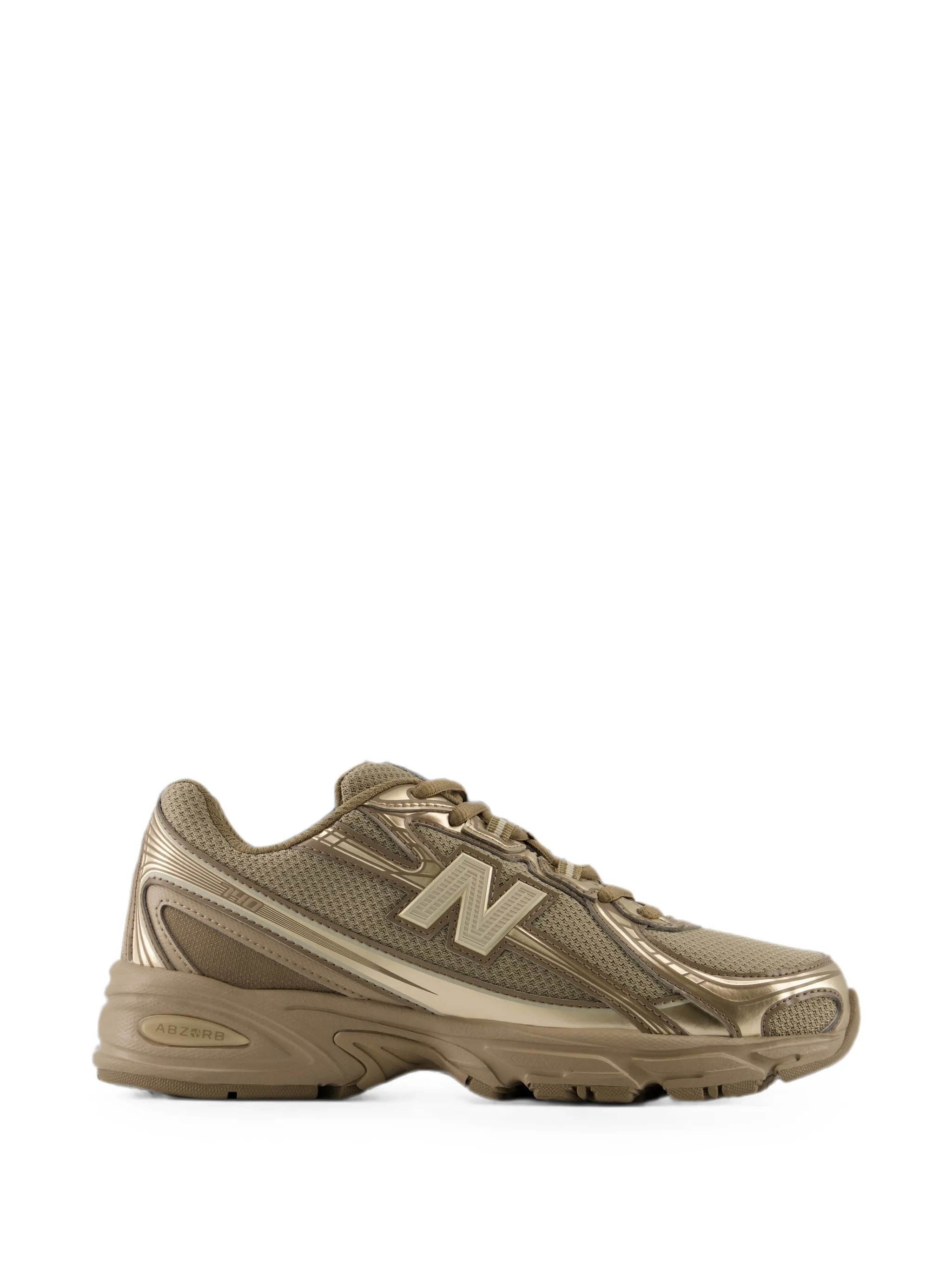 New Balance New Balance 740 Metallic-finish Mesh Sneakers
