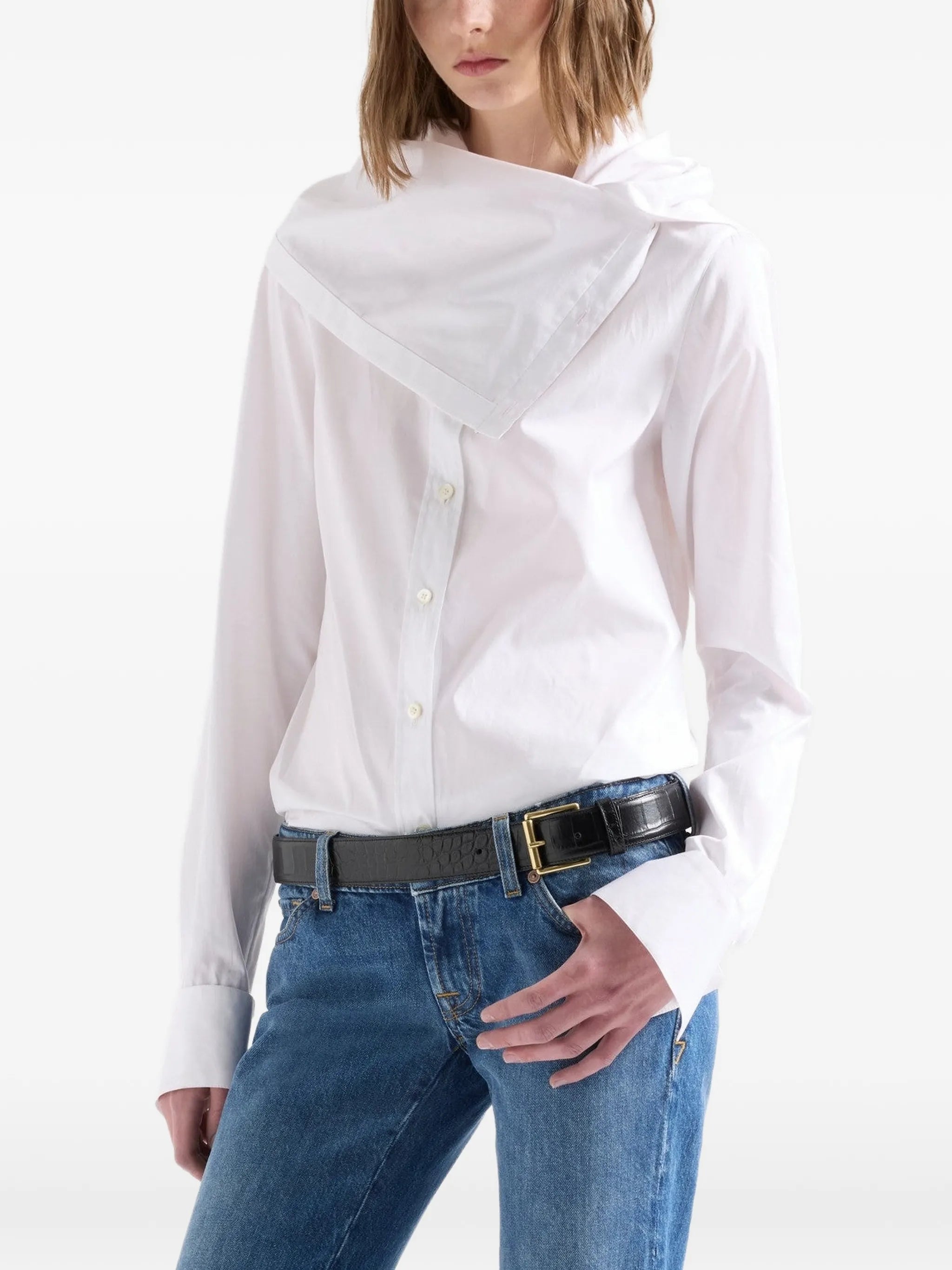 7 For All Mankind 7 For All Mankind High Neck L/s Shirt
