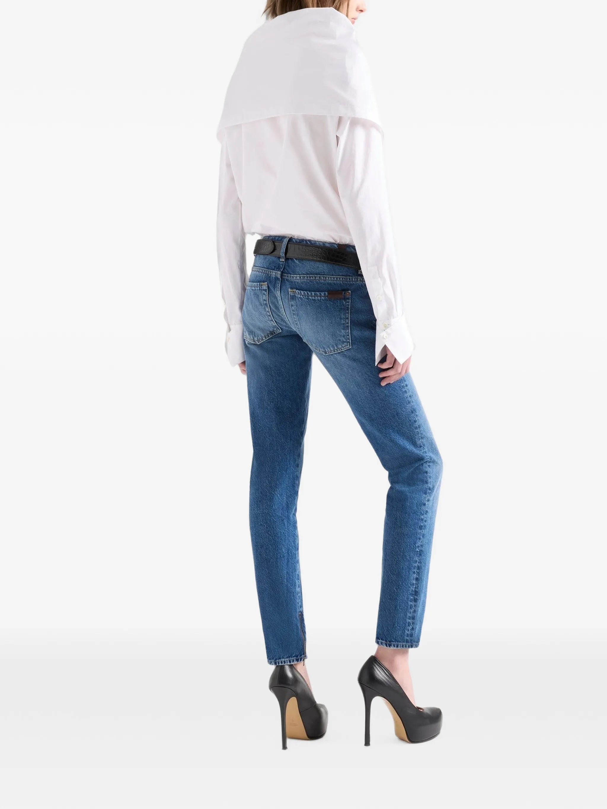 7 For All Mankind 7 For All Mankind High Neck L/s Shirt, view 2