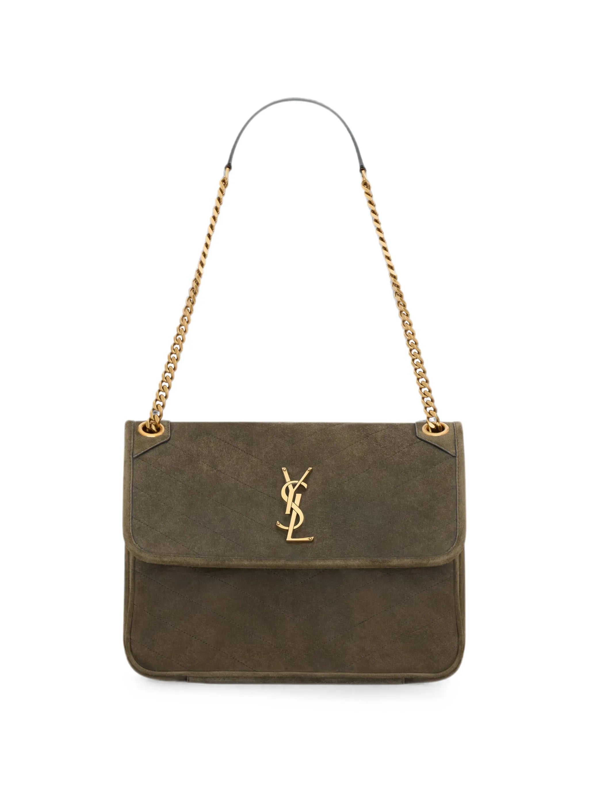 Saint Laurent Saint Laurent Niki Tripouch Logo-plaque Shoulder Bag