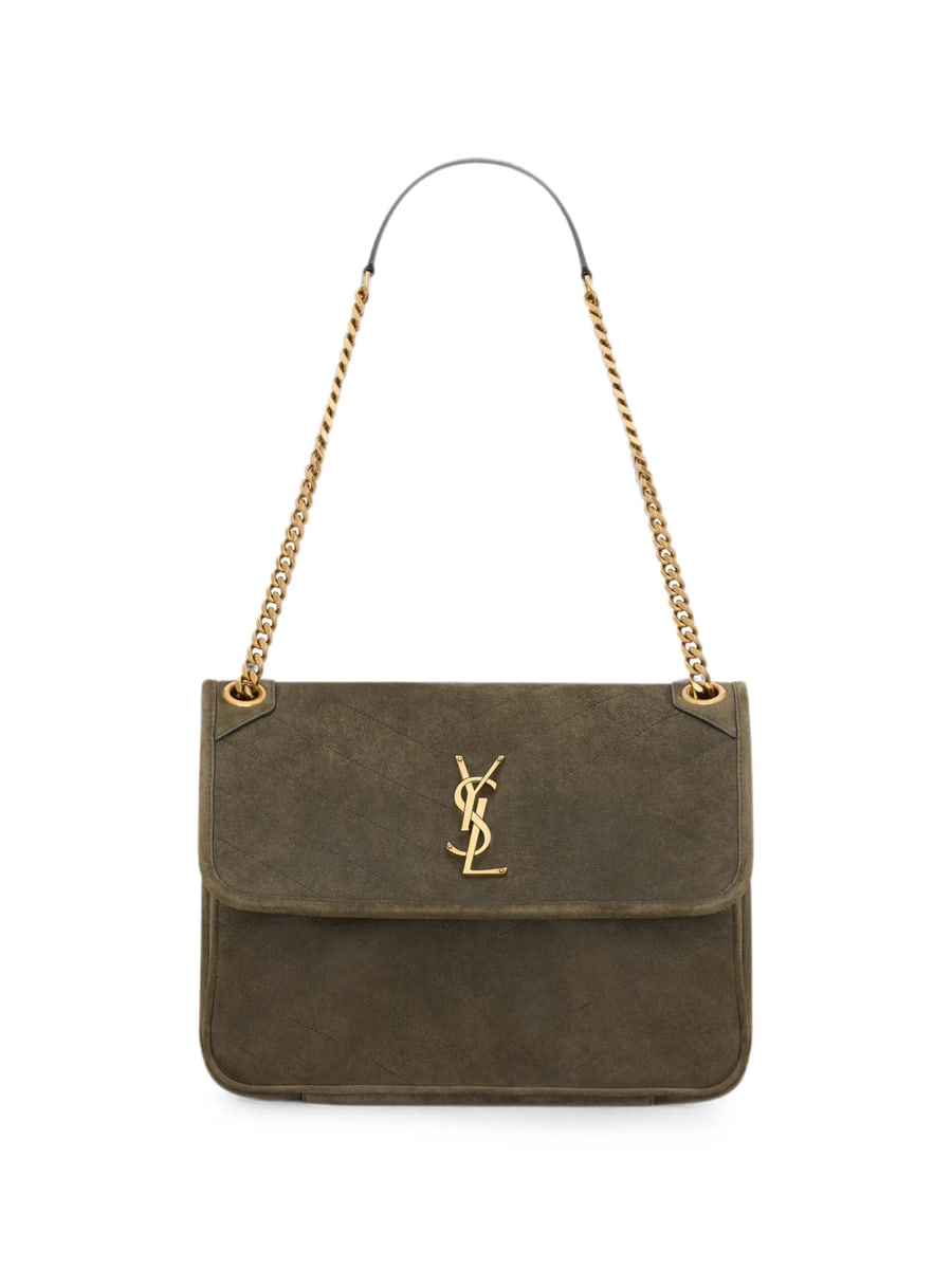 Saint Laurent Saint Laurent Niki Tripouch Logo-plaque Shoulder Bag