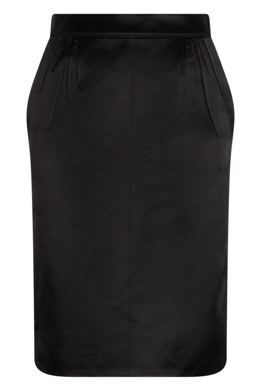 Saint Laurent Gonna a tubino in pelle