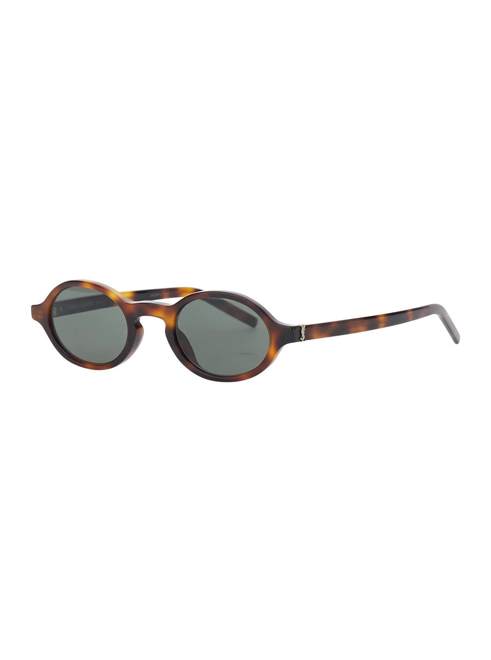 Saint Laurent occhiali da sole 'SL M161' ovali con montatura in acetato marroni donna