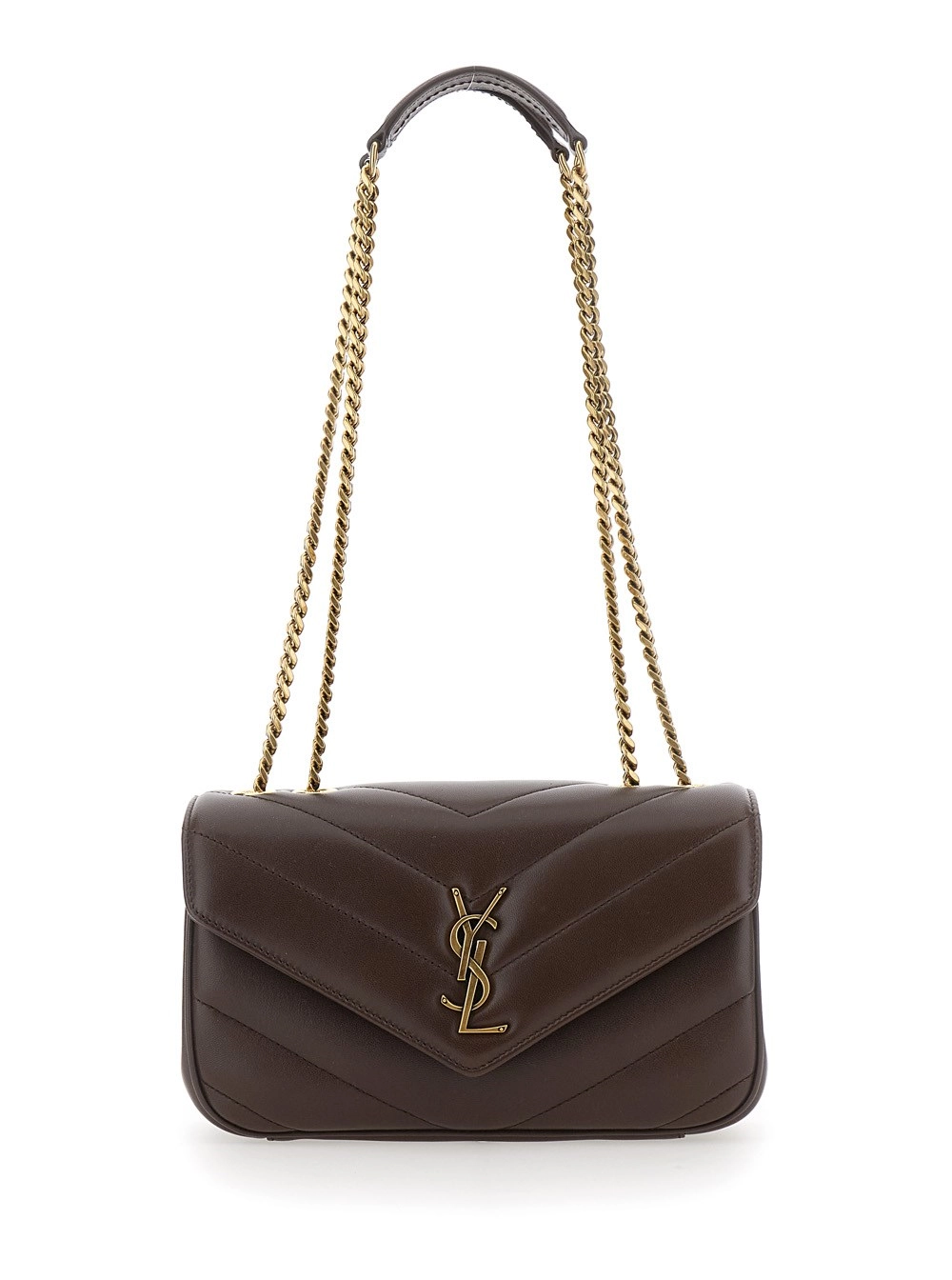 Saint Laurent SMALL LOULOU CHAIN BAG 7 DAYTONA LAMB MATELASSE