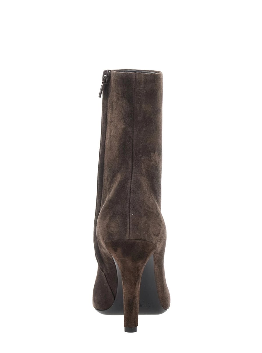 Saint Laurent JILL 95 BOOTIES VELVET, view 4