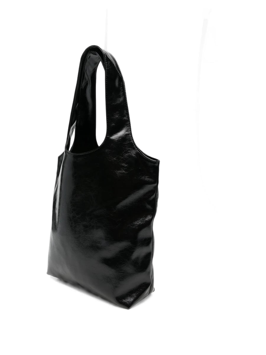 A.P.C. A.p.c. Logo-print Patent-finish Tote Bag, view 5