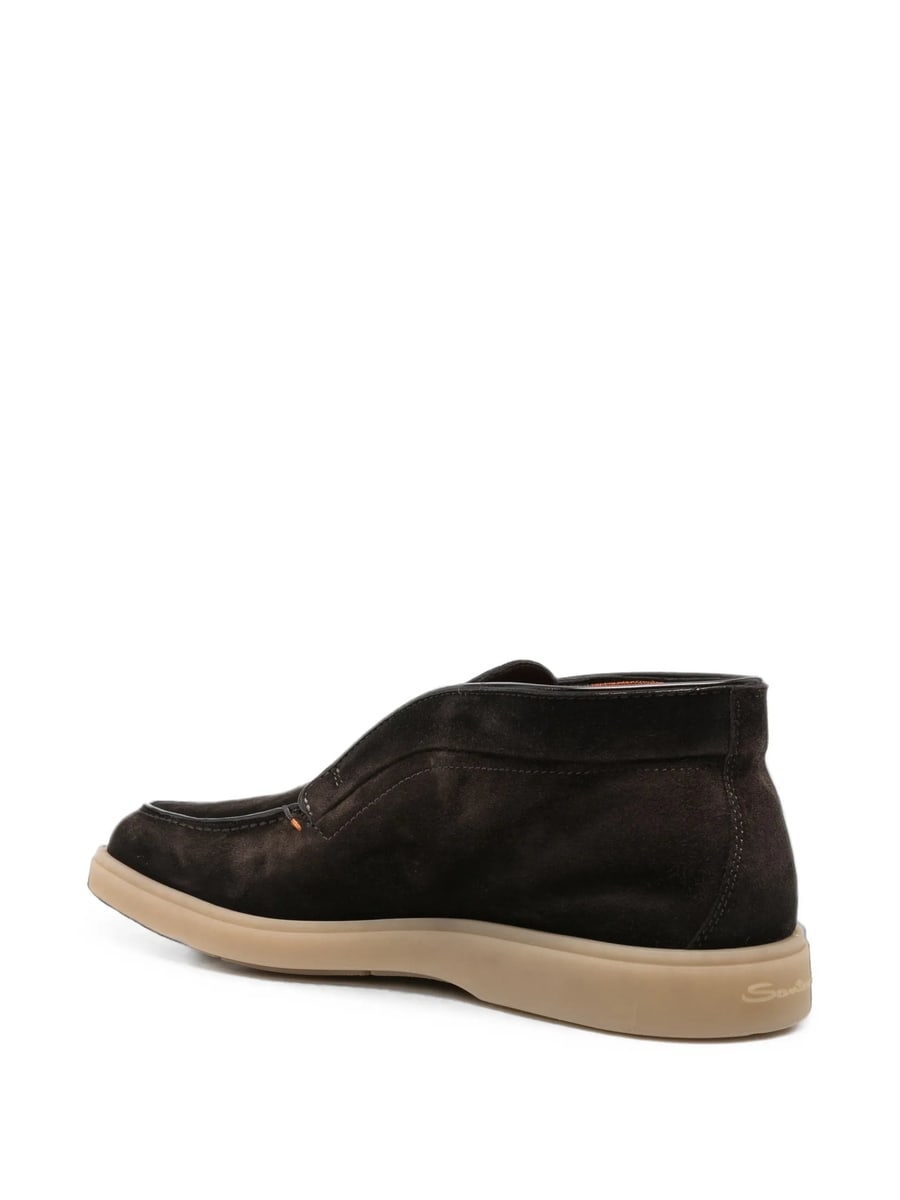 Santoni Santoni Suede Slip-on Desert Boots, view 2