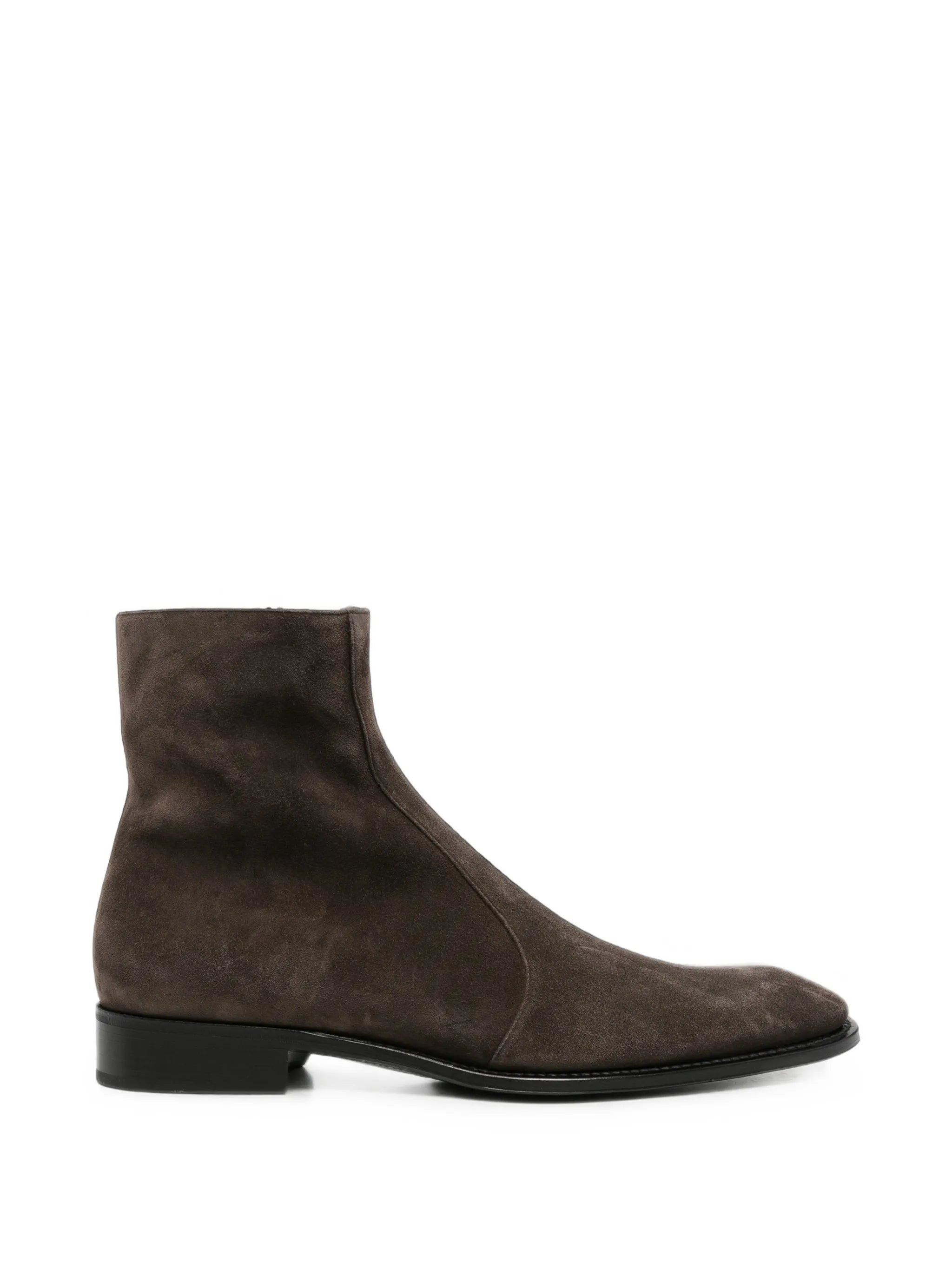 Saint Laurent Saint Laurent Suede Side-zip Desert Boots