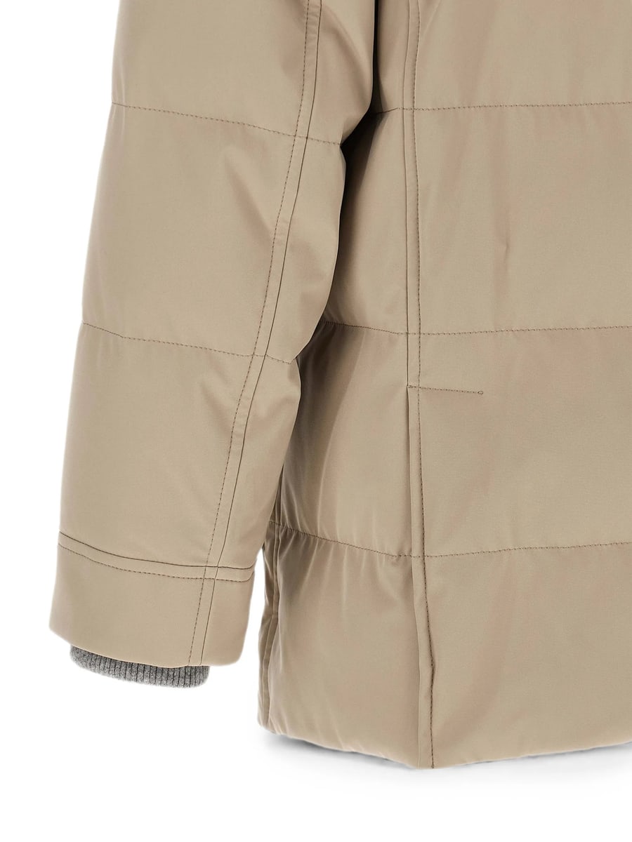 Brunello Cucinelli Brunello Cucinelli Quilted Hooded Parka, view 2