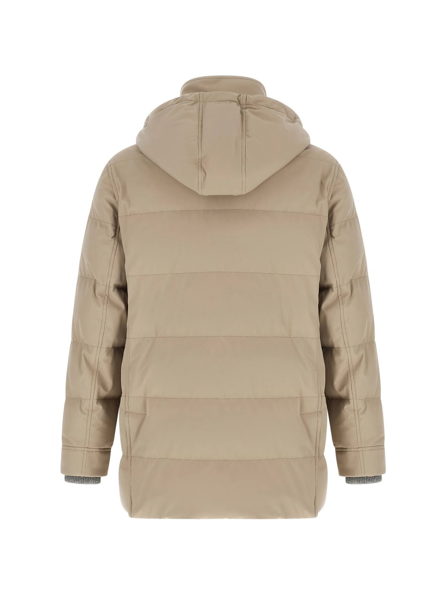 Brunello Cucinelli Brunello Cucinelli Quilted Hooded Parka, view 3