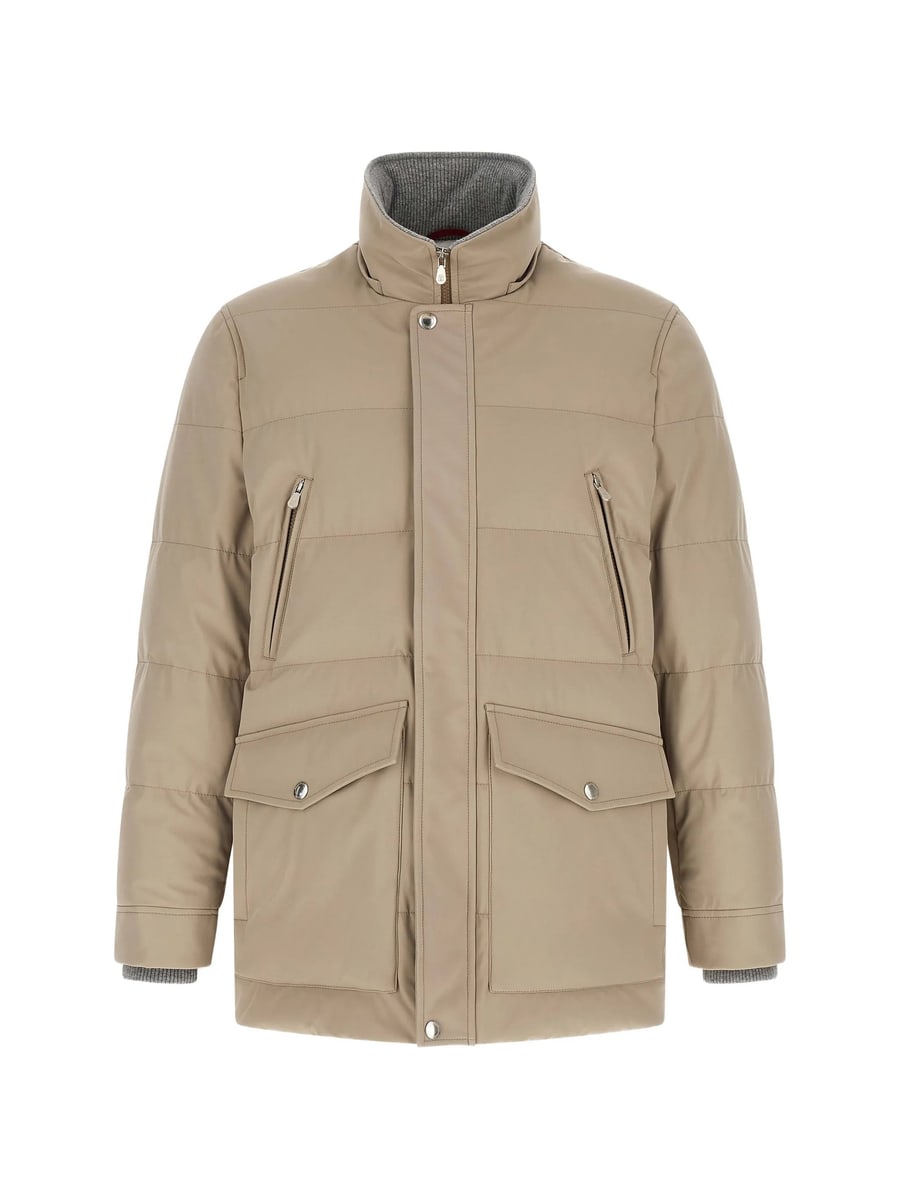 Brunello Cucinelli Brunello Cucinelli Quilted Hooded Parka, view 4