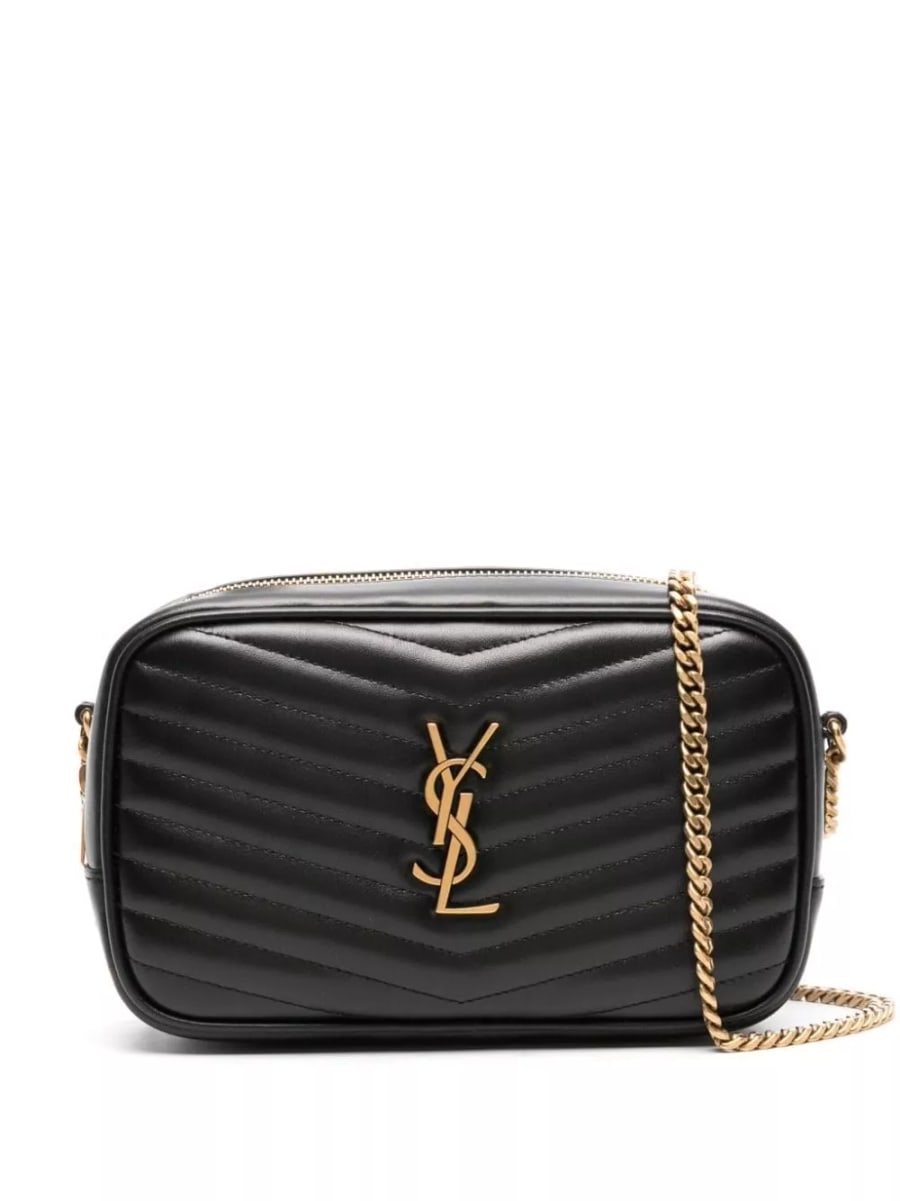 Saint Laurent Mini borsa Lou in pelle