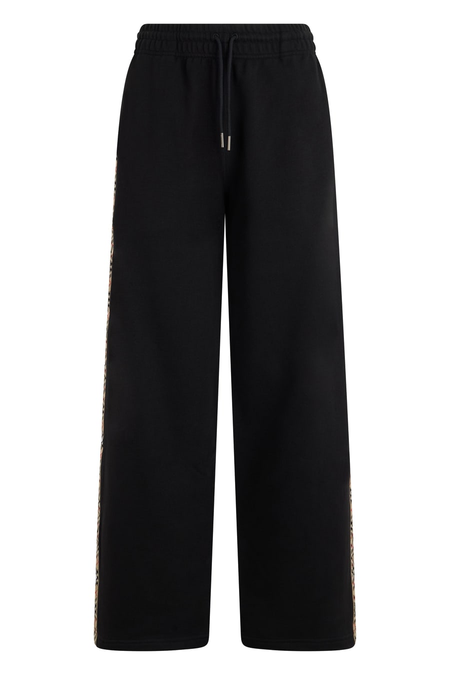 Burberry Pantaloni con finitura check