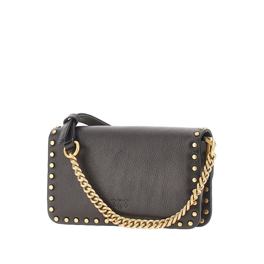 Pinko Borsa Baby Love Bag One Slouchy in pelle, view 2
