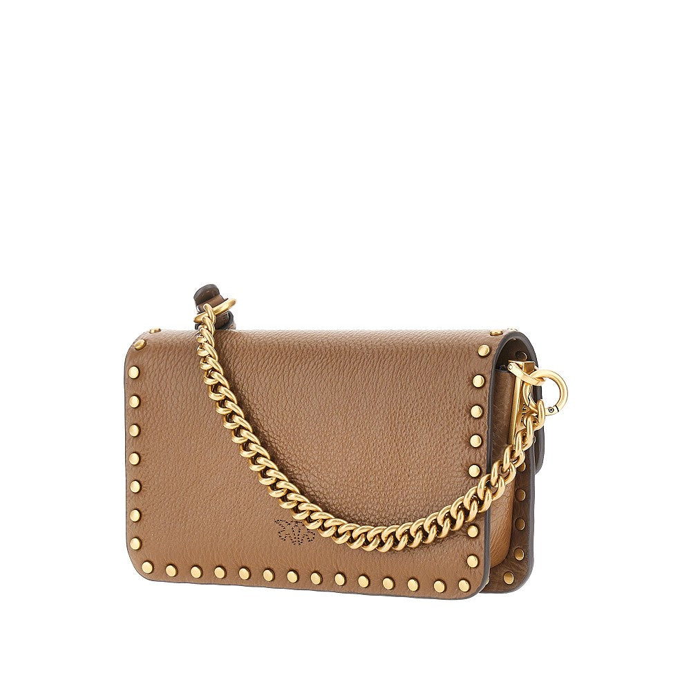 Pinko Borsa Baby Love Bag One Slouchy in pelle, view 2