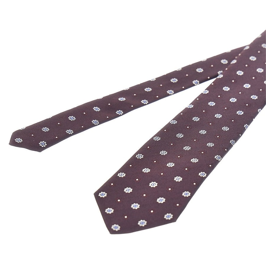 Saint Laurent Cravatta in jacquard di seta, view 3
