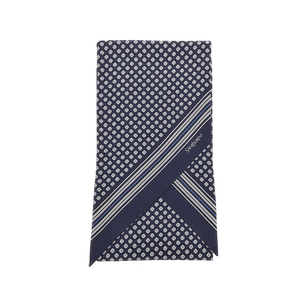 Saint Laurent Foulard in twill di seta