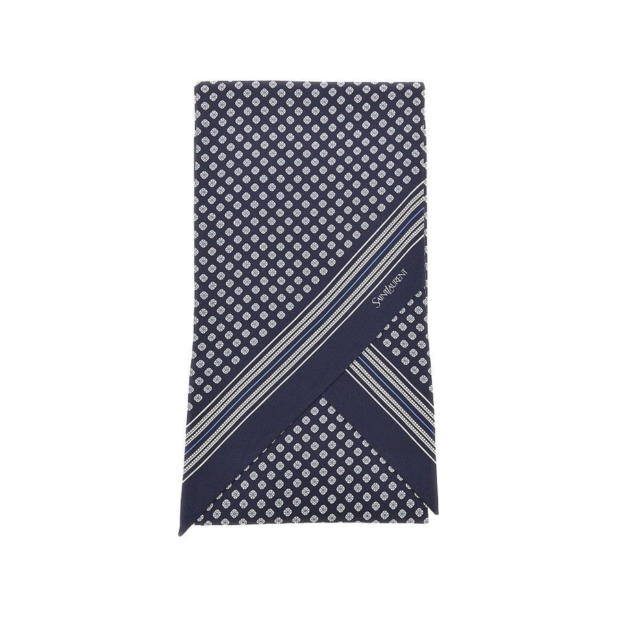 Saint Laurent Foulard in twill di seta