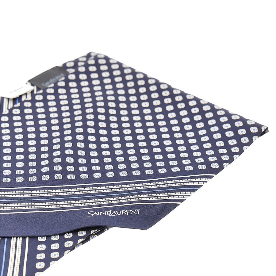 Saint Laurent Foulard in twill di seta, view 3