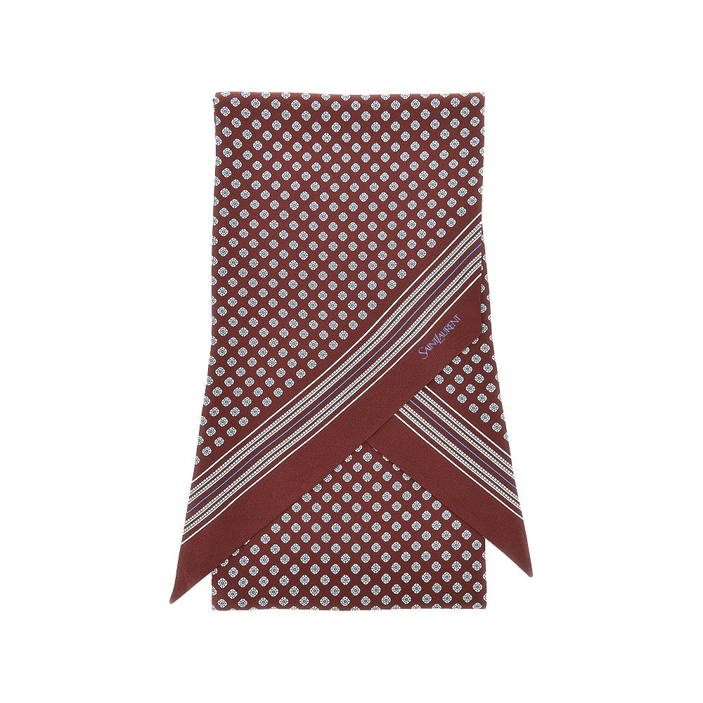 Saint Laurent Foulard in twill di seta