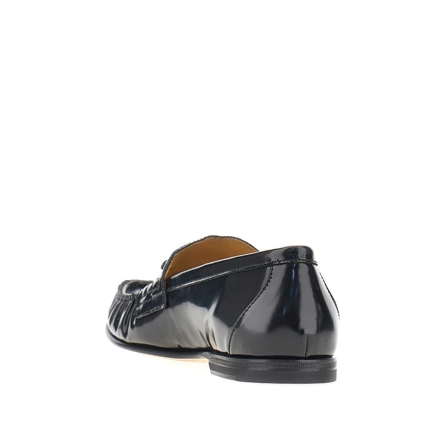 Fendi Mocassini 'Fendi Scrunch' in pelle, view 3