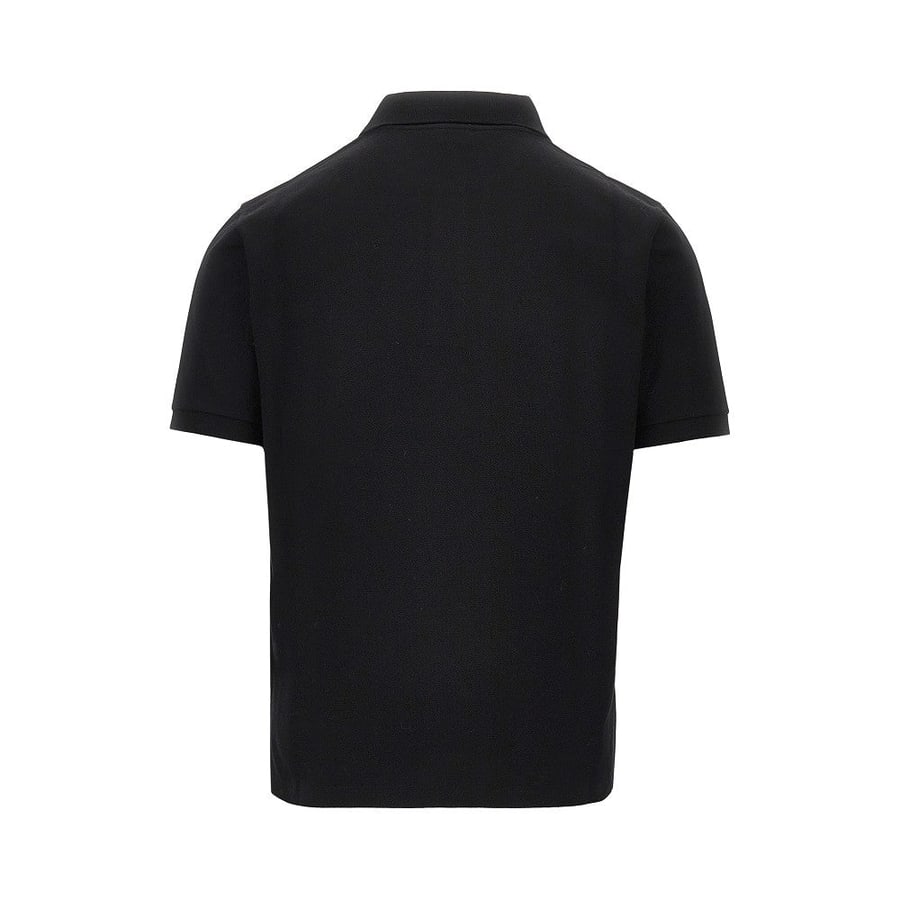 Saint Laurent Polo Boxy con ricamo Cassandre, view 3