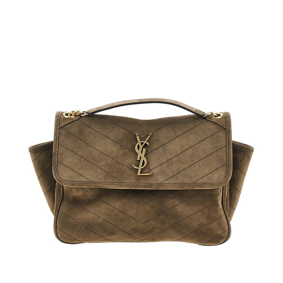 Saint Laurent Borsa 'Niki Tripouch' in pelle scamosciata
