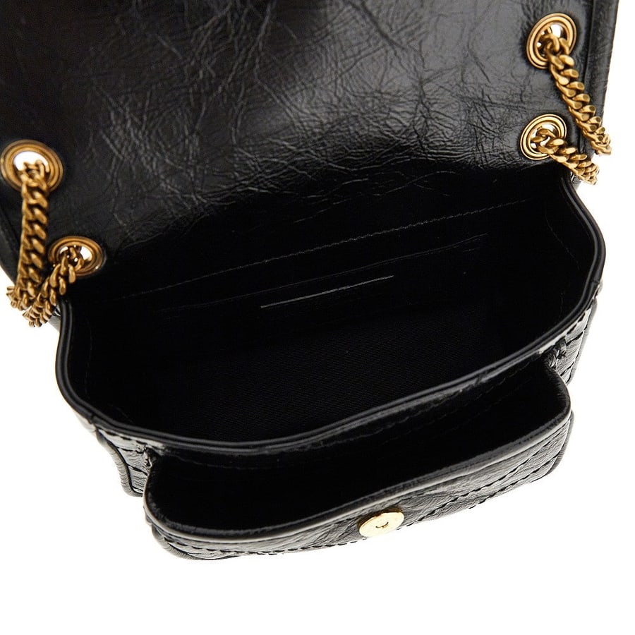 Saint Laurent Borsa 'Niki' mini in pelle vintage, view 3