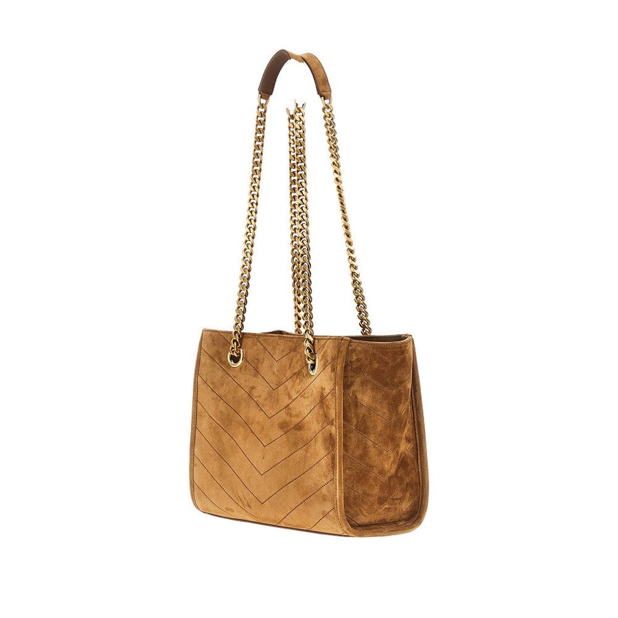 Saint Laurent Borsa shopping 'Niki' piccola in suede, view 2